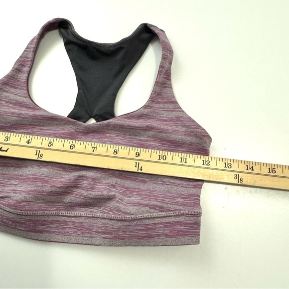 Lululemon Women's Sz 4 Heathered Purple Racerback 50 Rep Sports Bra Running Yoga - Picture 7 of 10